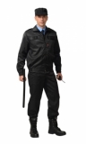 Костюм Вымпел: куртка, брюки (ткань смесовая) черный