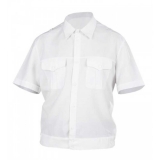 Рубашка полиции с коротким рукавом нового образца белая