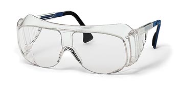 Очки «Визитор» (9161005): открытые очки с боковой защитой и надбровным козырьком