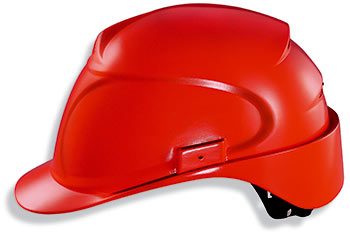 Каска защитная «Эйрвинг» с текстильным оголовьем (9762320) красная